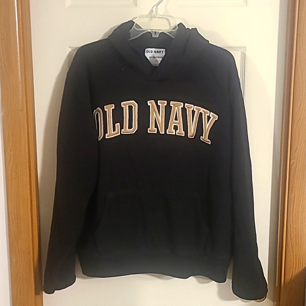 Men's Old Navy Black Fleece Hoodie